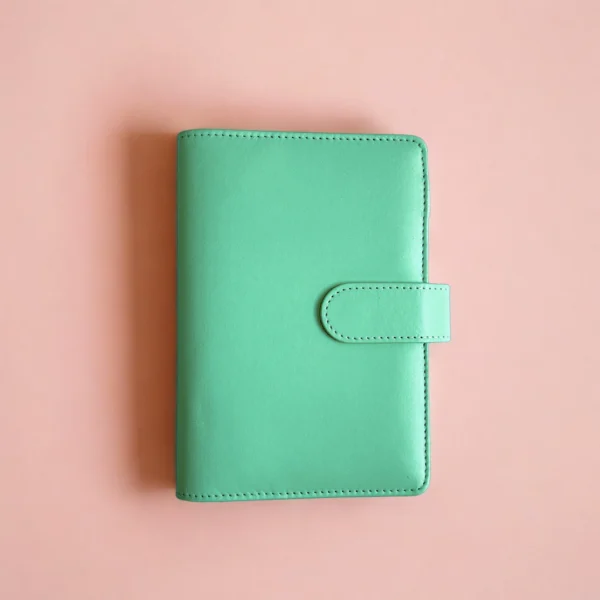 25-2 Seledynowy organizer budżetowy A6