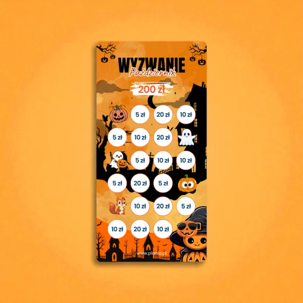 14-2 Wyzwanie oszczędnościowe „Październik”