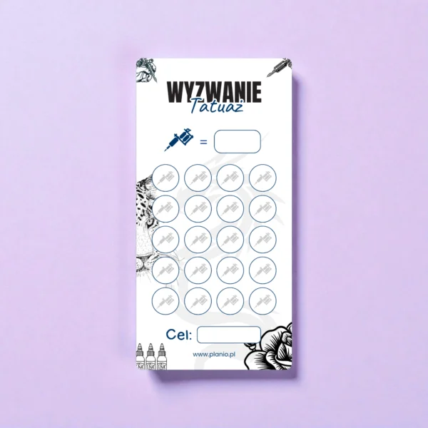 Wyzwanie oszczędnościowe „Tatuaż”