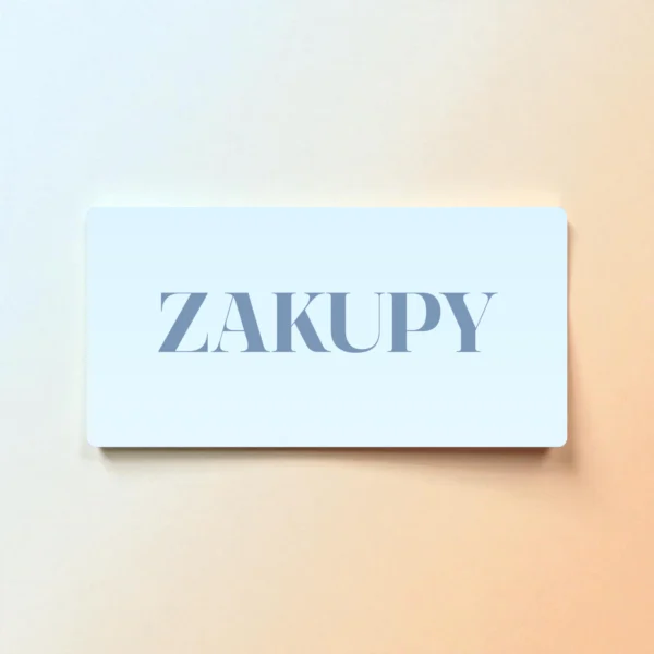 Karta kategorii „Zakupy”