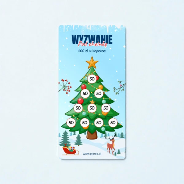 Wyzwanie oszczędnościowe „Pod choinkę”