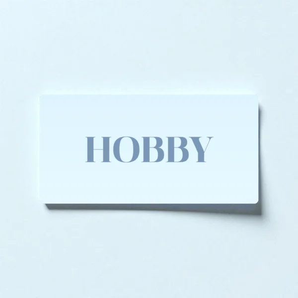 92 Karta kategorii „Hobby”