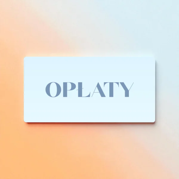 Karta kategorii „Opłaty”